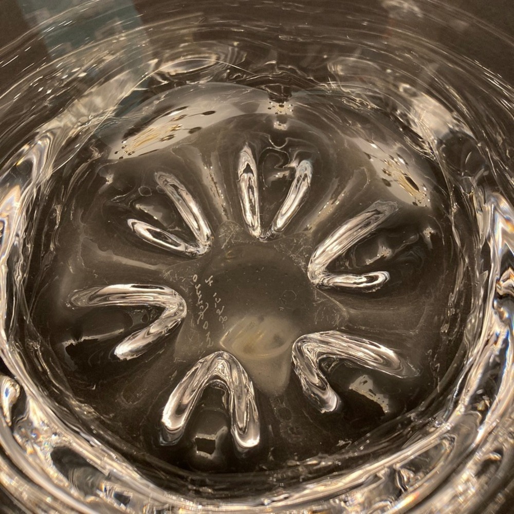 Orrefors 6.25"‎ Wide 1598 Crystal Bowl Signed Numbered Sweden - Picture 4 of 10